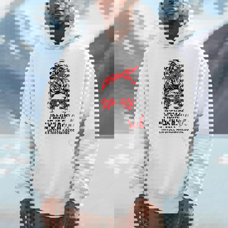 In February We Wear Red Heart Health Awareness Chd Disease Hoodie In February We Wear Red Heart Health Awareness Chd Disease Hoodie