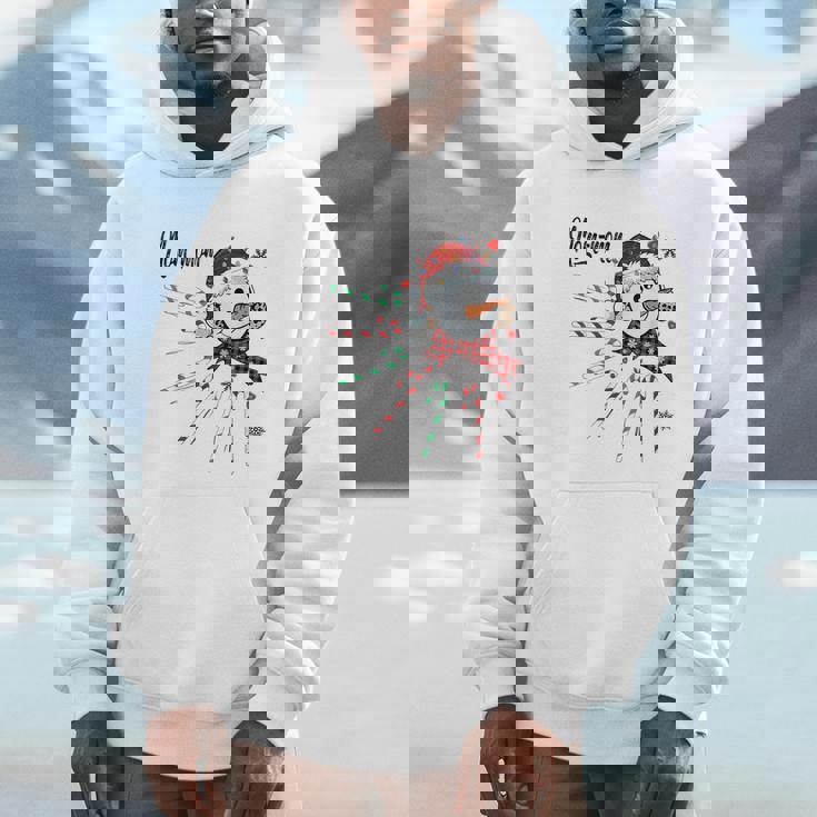 Mom-Mom Snowman Candy Cane Christmas Xmas Unisex Hoodie