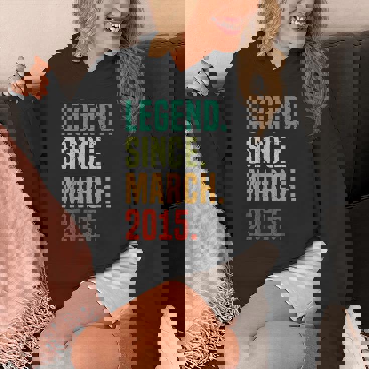 10 Years Old Legend Since March 2015 10Th Birthday Hoodie