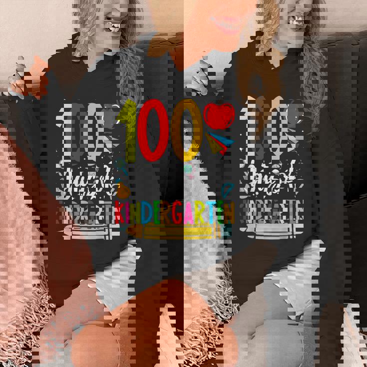 100 Days Of Kindergarten School 100Th Days Of School Hoodie