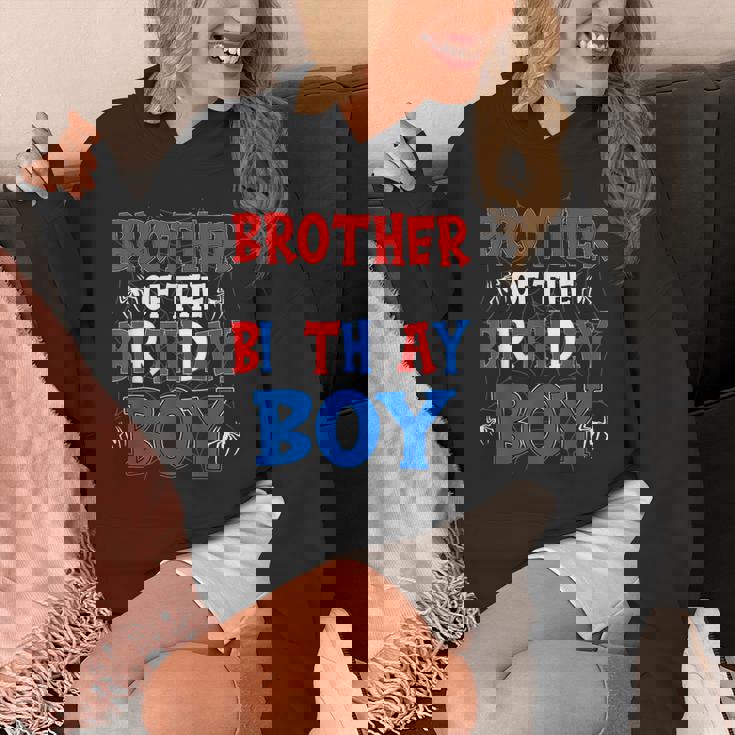 Brother Of The Birthday Boy Spider Matching Family Hoodie