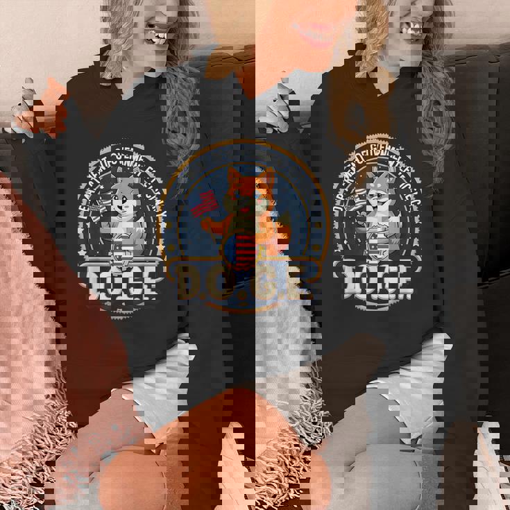 Dogecoin Doge Department Of Government Efficiency Hoodie