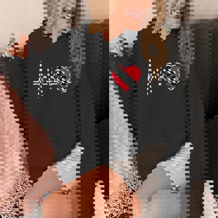 Flag Trinidad And Tobago Heartbeat Unisex Hoodie Flag Trinidad And Tobago Heartbeat Unisex Hoodie