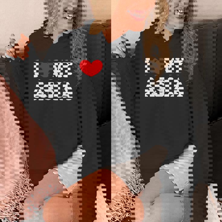 I Love My Asia I Heart My Asia Unisex Hoodie