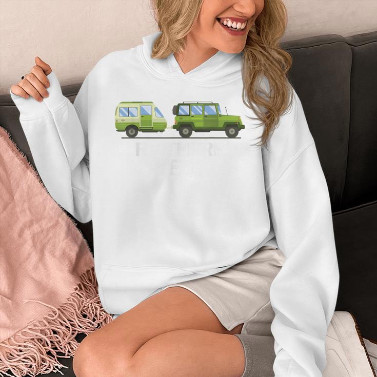 RV There Yet Camper Trailer Behind 4 Wheel Drive Vehicle Tee Unisex Hoodie RV There Yet Camper Trailer Behind 4 Wheel Drive Vehicle Tee Unisex Hoodie