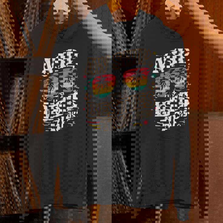 Aw Ship It’S A Besties Trip 2025 Friends Vacay Cruise 2025 Hoodie