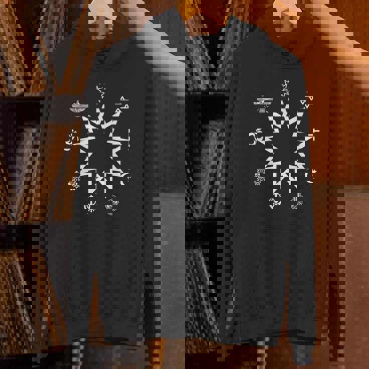 Baha'i Faith Nine-Pointed Star Religious Harmony Symbol Unisex Hoodie
