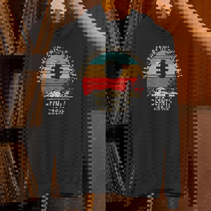 Belton TX Texas Total Solar Eclipse 2024 Unisex Hoodie