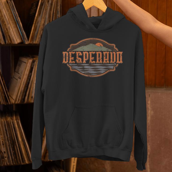 Desperado Cowboy Eagle Desperado Landscape Hoodie