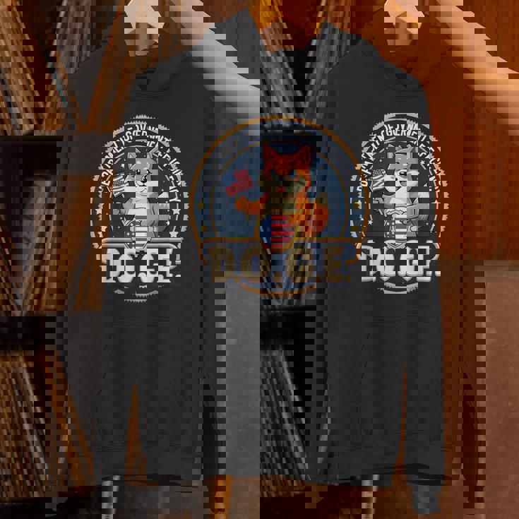 Dogecoin Doge Department Of Government Efficiency Hoodie