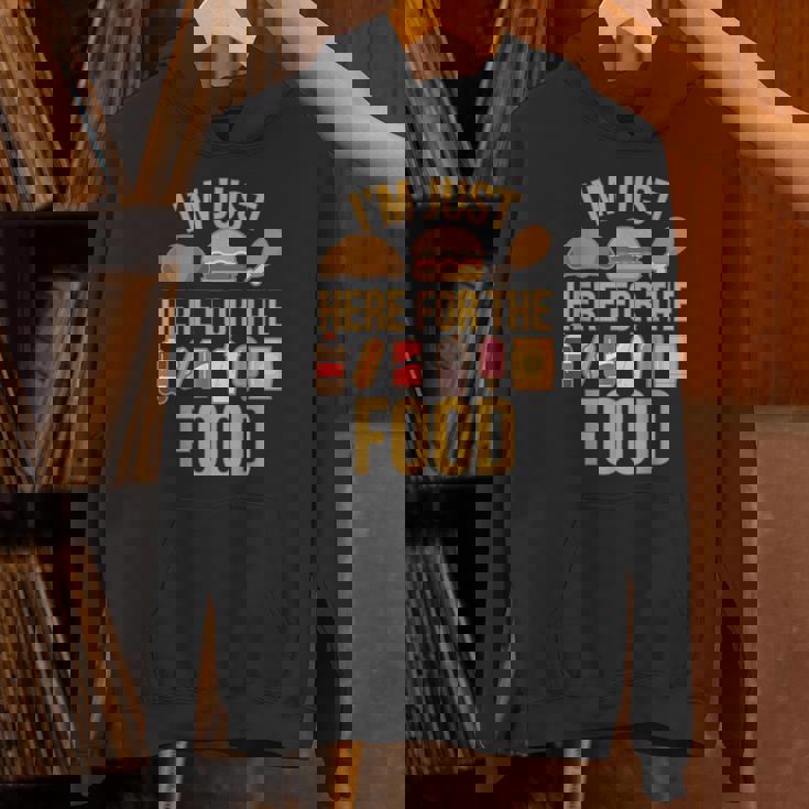 I'm Just Here For The Food Vintage Great For Food Lover Hoodie