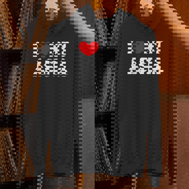 I Love My Asia I Heart My Asia Unisex Hoodie