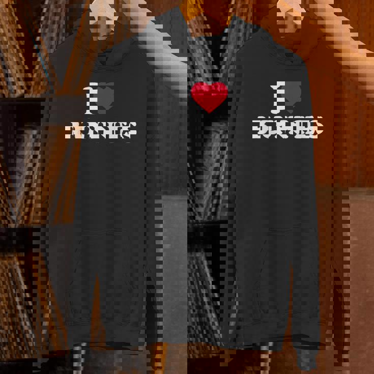 I Love Bunnies I Heart Bunnies Animal Lover Unisex Hoodie
