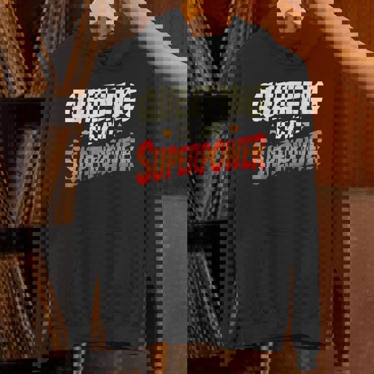 Queefing's My Superpower Queefed Embarrassing Raunchy Humor Hoodie