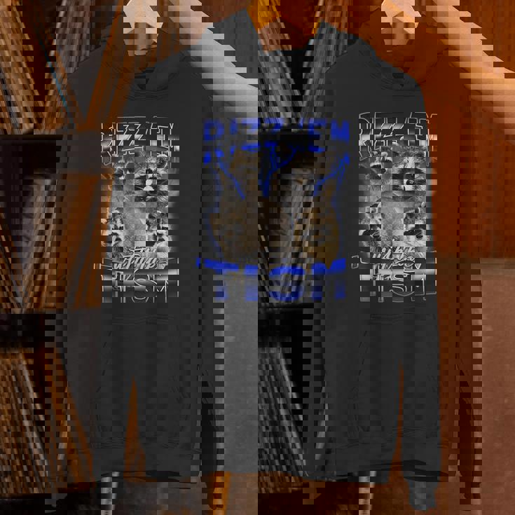 Raccoon Rizz Autistic Meme Unisex Hoodie - Fun & Unique Design