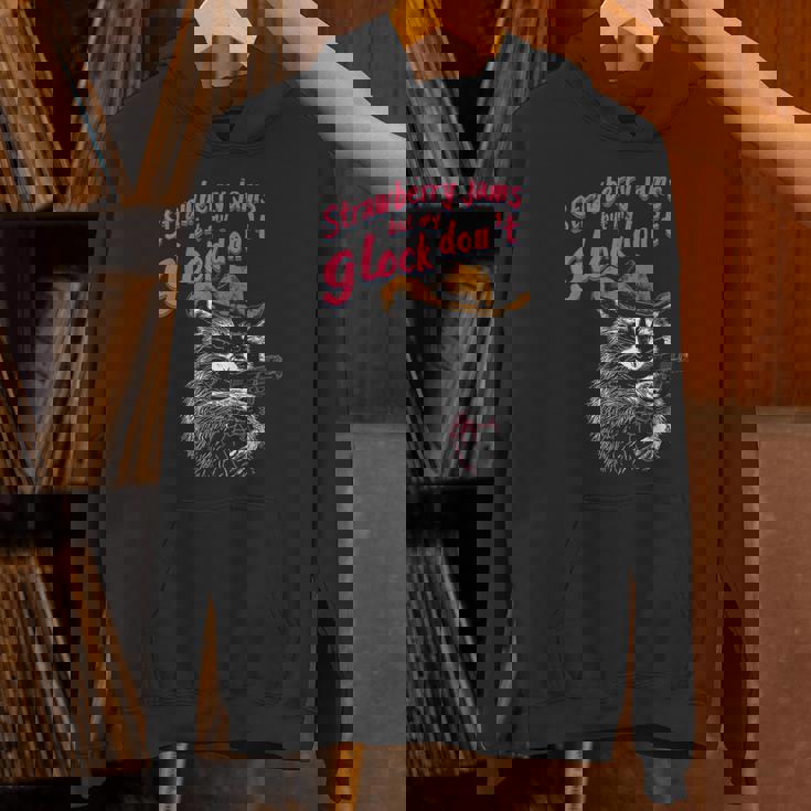Raccoon Unisex Hoodie - Fun Strawberry Jams Inspired Design