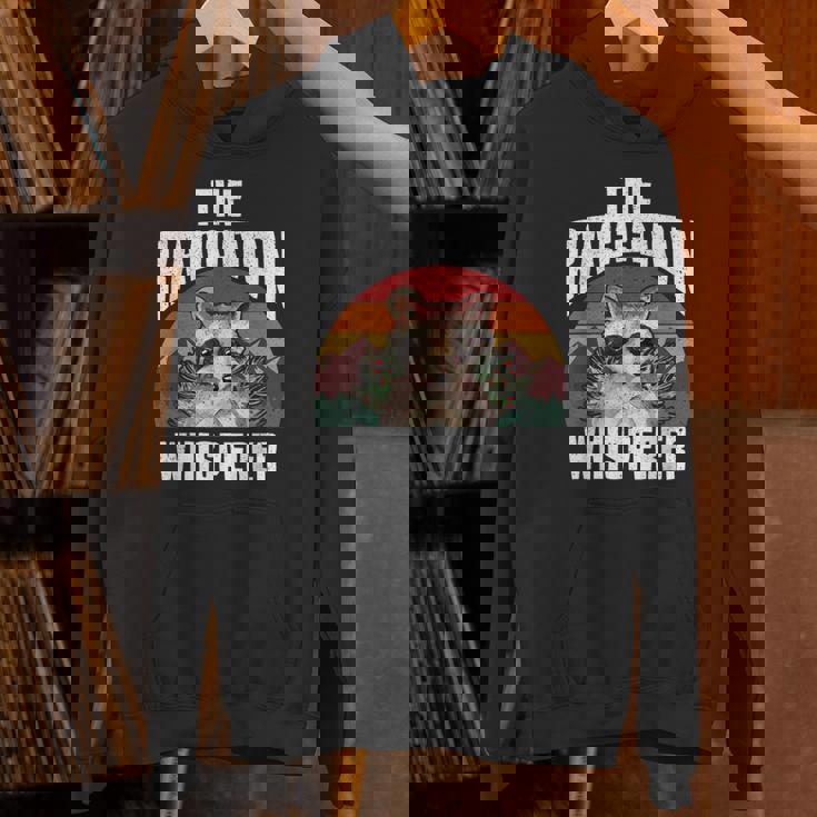 Raccoon Whisperer Hoodie - Vintage Style for Raccoon Lovers