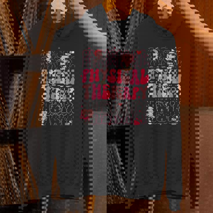 Retro Physical Therapy Pt Therapist Valentine's Day Hoodie