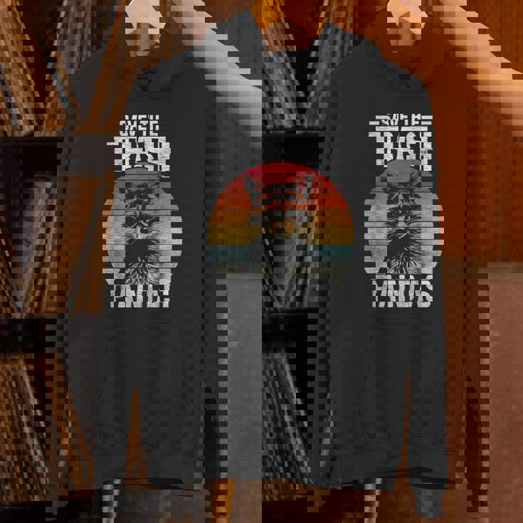 Retro Save The Raccoons Hoodie - Vintage Eco-Lovers Style