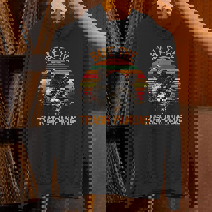 Save The Trash Pandas Raccoon Unisex Hoodie | Wildlife Lover's Dream