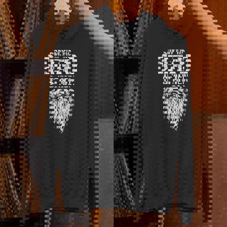 Sorry This Beard Is Taken Retro Valentines Day Dad Hoodie