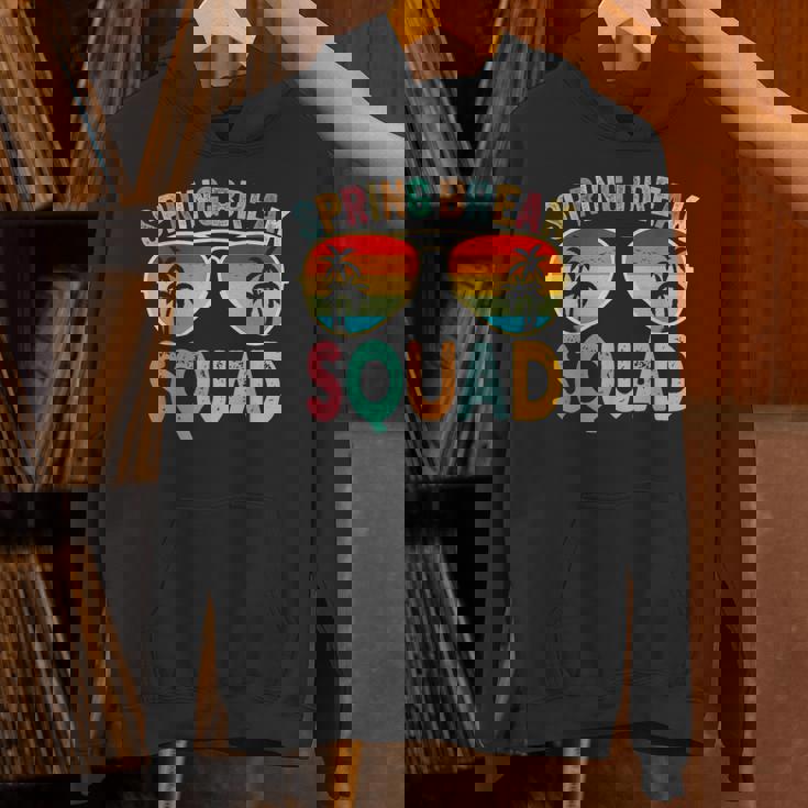 Spring Break Squad Vintage 2025 Florida Cool Sunglasses Hoodie