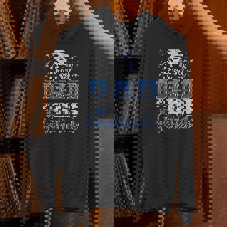 Super Proud Dad Of 2025 Graduate Awesome Family College Unisex Hoodie