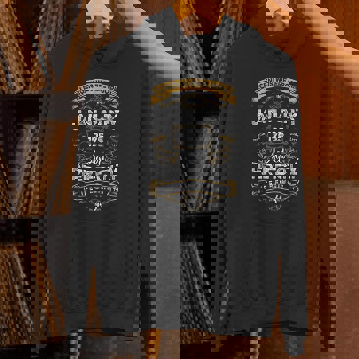 Vintage 40Th Birthday Legends Were Born In January 1985 Hoodie