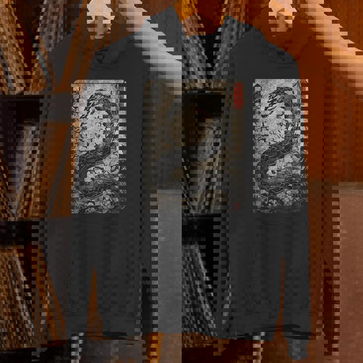 Vintage Distressed Year Of The Snake 2025 Chinese New Year Hoodie Vintage Distressed Year Of The Snake 2025 Chinese New Year Hoodie