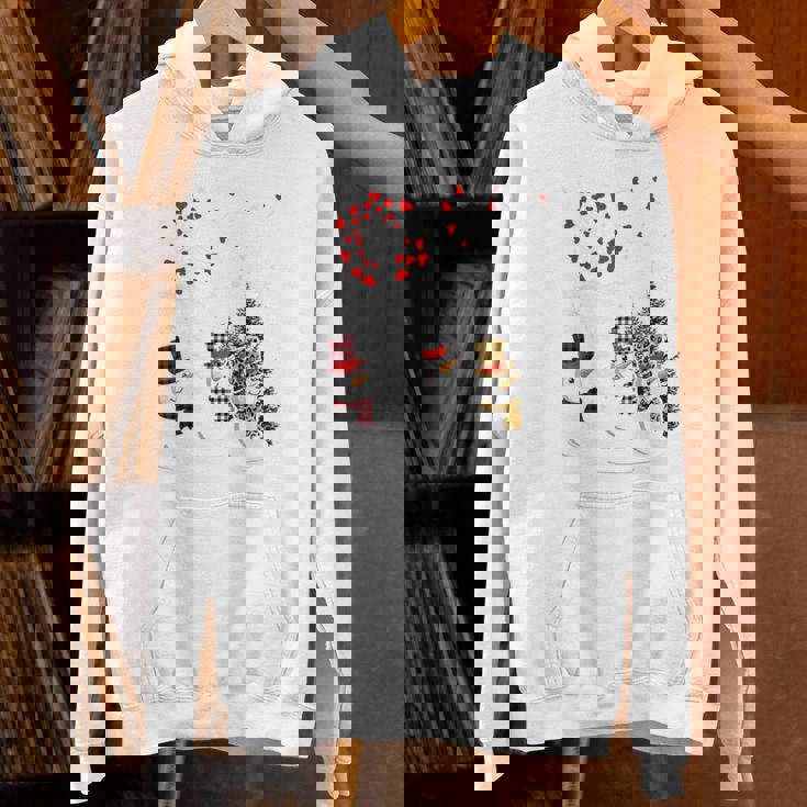 Faith Hope Love Snowman Jesus Dandelion Christian Christmas Unisex Hoodie