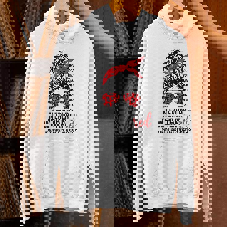 In February We Wear Red Heart Health Awareness Chd Disease Hoodie In February We Wear Red Heart Health Awareness Chd Disease Hoodie