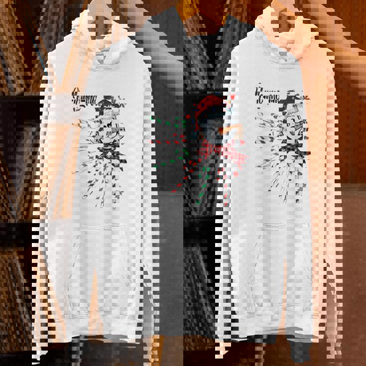 Mom-Mom Snowman Candy Cane Christmas Xmas Unisex Hoodie