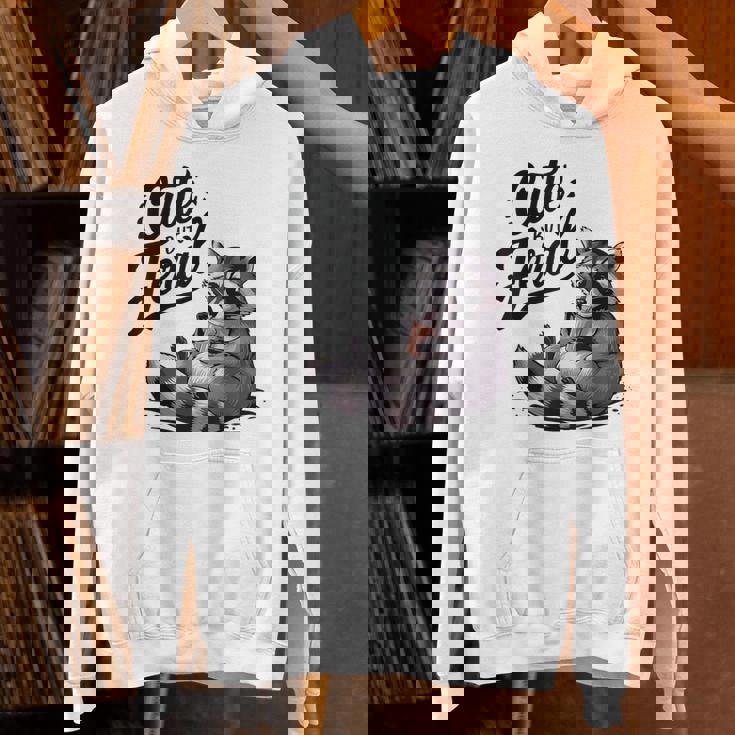 Panda Raccoon Graphic Unisex Hoodie - Cute & Edgy Halloween Wear