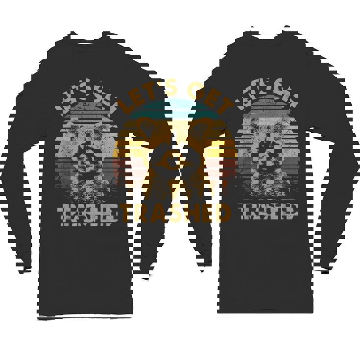 Raccoon Lovers Long Sleeve T-Shirt - Fun & Bold Unisex Small