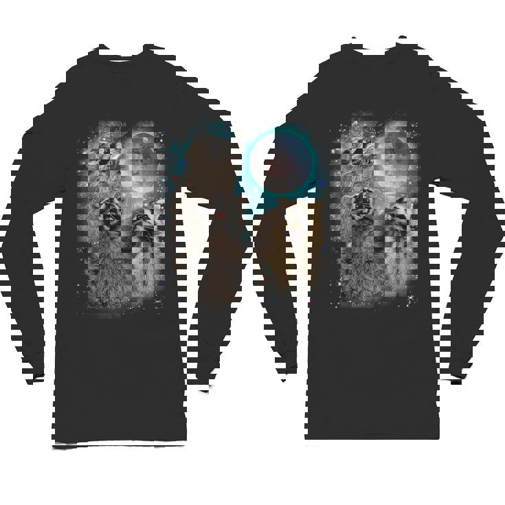 Raccoon Moon Long Sleeve T-Shirt - Unisex Design for All Ages
