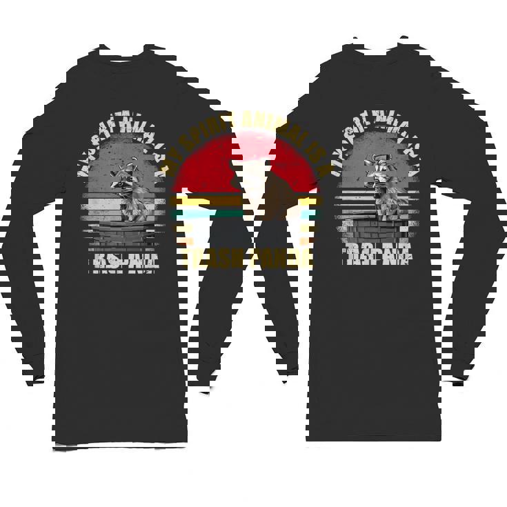 Raccoon Spirit Animal Unisex Long Sleeve T-Shirt - Fun Gift