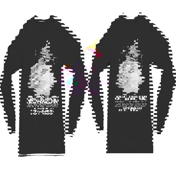 Unicorn Raccoon Lover Unisex Long Sleeve Tee | Whimsical Magic