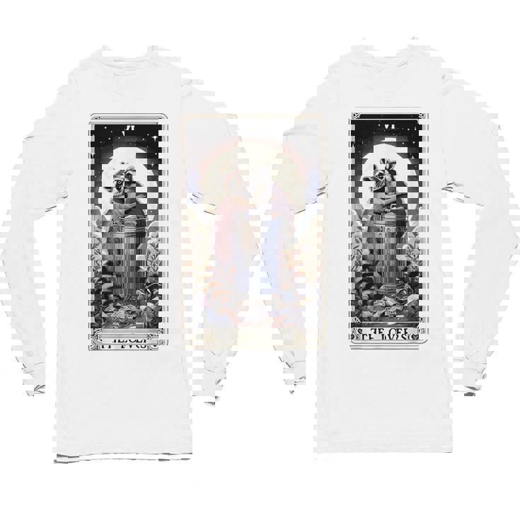 Raccoon Tarot Card Tee - The Lovers | Unisex Long Sleeve Shirt