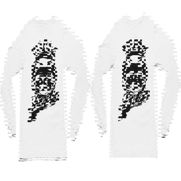 Trash Panda Raccoon Long Sleeve T-Shirt | Unisex Eco-Friendly Fun
