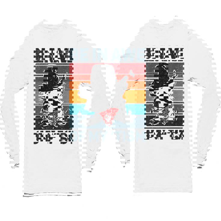 Vintage Autism Raccoon Unisex Long Sleeve T-Shirt | Unique Design