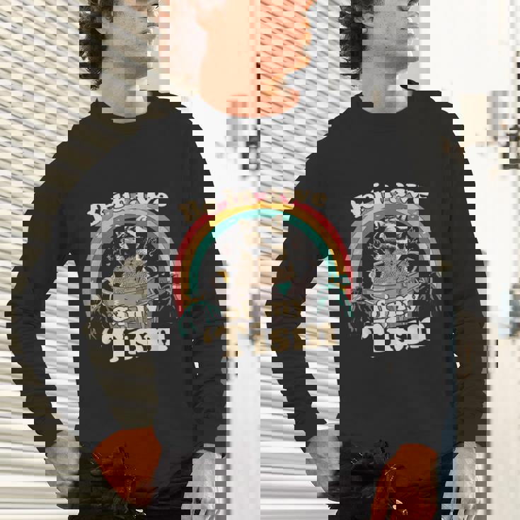 Autism Awareness Raccoon Unisex Long Sleeve T-Shirt | Embrace Uniqueness