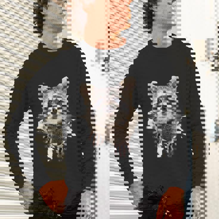 Raccoon Lover Unisex Long Sleeve T-Shirt for Raccoon Mom & Dad