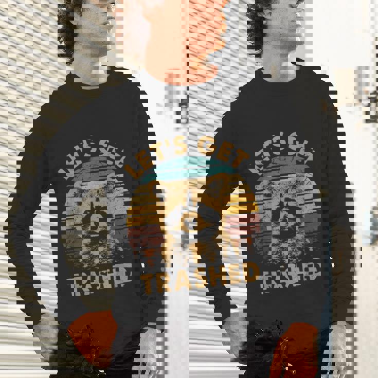 Raccoon Lovers Long Sleeve T-Shirt - Fun & Bold Unisex Small
