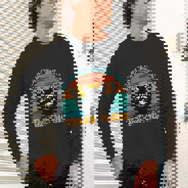 Raccoon Spirit Animal Long Sleeve Tee - Unisex Casual Fun