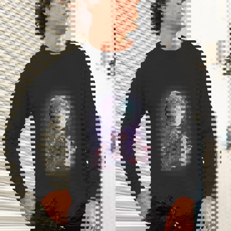 Rats Howling At The Moon Unisex Long Sleeve T-Shirt | Spooky Nightwear