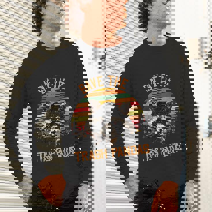 Save the Trash Pandas | Raccoon Unisex Long Sleeve T-Shirt