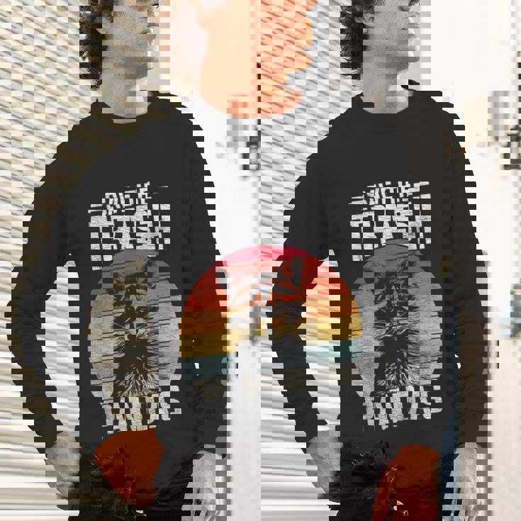 Vintage Raccoon Unisex Long Sleeve Tee - Save The Trash Pandas