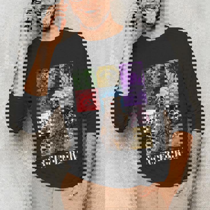 Raccoon Cringy Meme Long Sleeve T-Shirt | Unisex Fun Tee