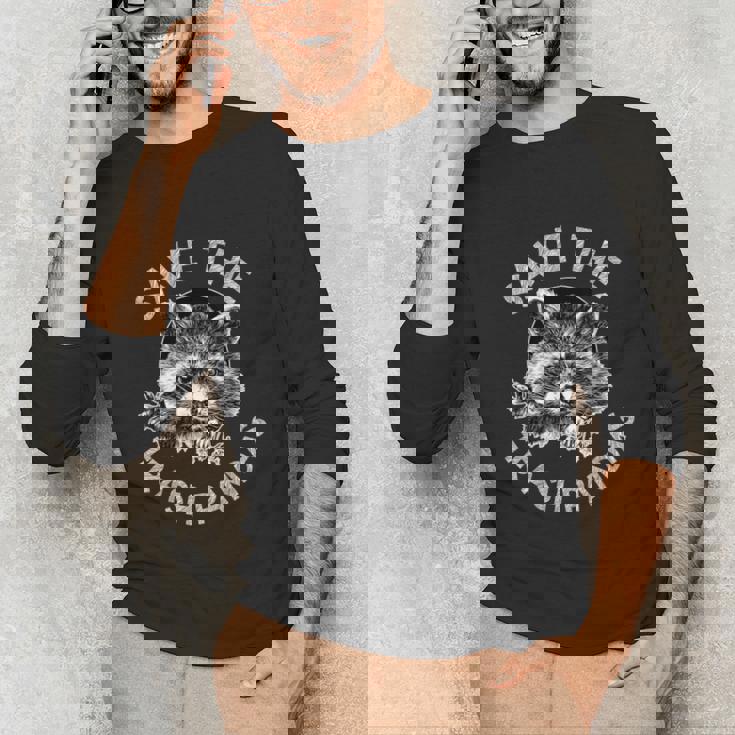 Save the Trash Pandas Long Sleeve | Unisex Raccoon Lover Tee