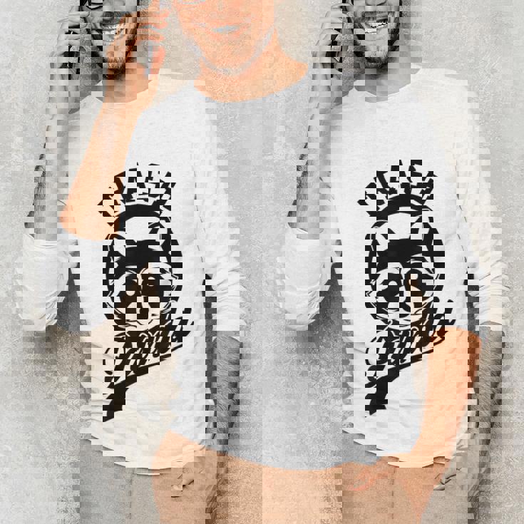 Trash Panda Raccoon Long Sleeve T-Shirt | Unisex Eco-Friendly Fun